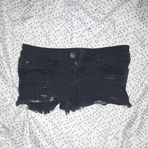 Extra small short shorts (black, blue, tan)